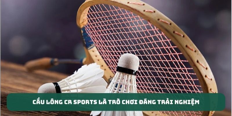 Cầu lông CR Sports là trò chơi đáng trải nghiệm